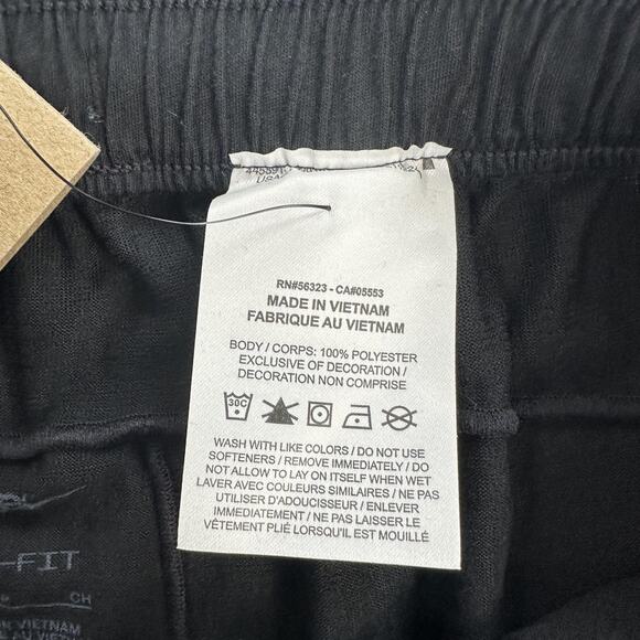 Nike Pants Mens Small Black Yoga Dri-FIT Standard Fit Tapered Joggers FB7782-010 - Picture 10 of 14